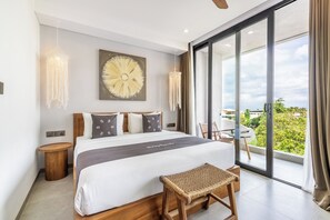 One Bedroom Suite Ocean View | Premium bedding, in-room safe, blackout curtains, iron/ironing board - Sunny Muse by Betterplace (Canggu)