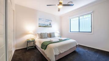 4 bedrooms, iron/ironing board, travel crib, WiFi