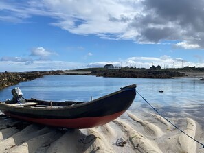 Vlak bij het strand