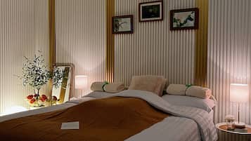 Chambre Double, vue jardin | Coffres-forts dans les chambres, fer et planche Ă repasser