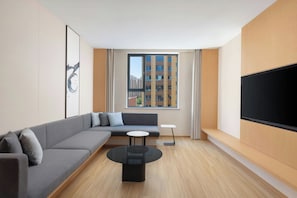 Minibar, in-room safe, blackout drapes, soundproofing