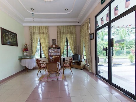 Sala de estar en el lobby