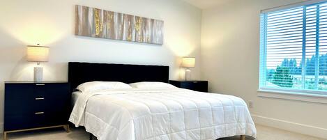 4 dormitorios, tabla de planchar con plancha, wifi y ropa de cama