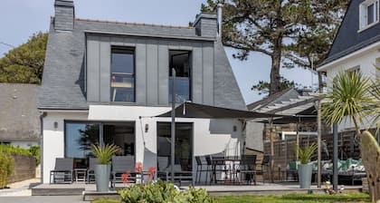 Parenthèse ideal double room J in sea view house in Carnac