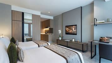 Family Suite, 1 Bedroom | In-room safe, desk, iron/ironing board, free WiFi