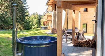 Chalet in St. Englmar mit Sauna & Hot Pot