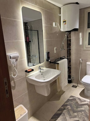 Departamento, 1 habitación, con acceso para personas discapacitadas, para fumadores | Baño