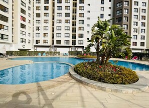 Apartment, 1 Bedroom, Accessible, Smoking | Pool | Outdoor pool - Nyoum New Cairo - Luxury Stay (New Cairo)