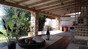 Terrace/patio - Blue Horizon Retreat (Nea Styra)