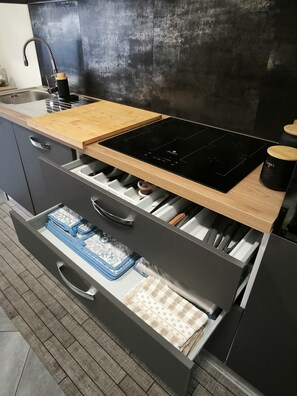 Ofen, Herdplatte, Geschirrspüler