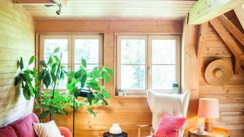 Fernseher, Kamin, Tischtennisplatte