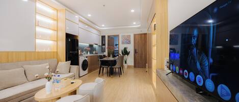 Desk, laptop workspace, free WiFi