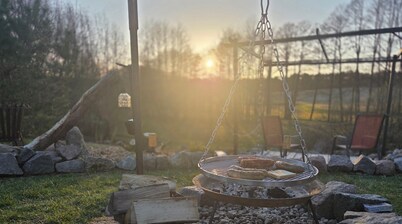 Glamping 'Tipi Jurte Zelt In Der Seenplatte' with Private Terrace, Private Garden and Wi-Fi