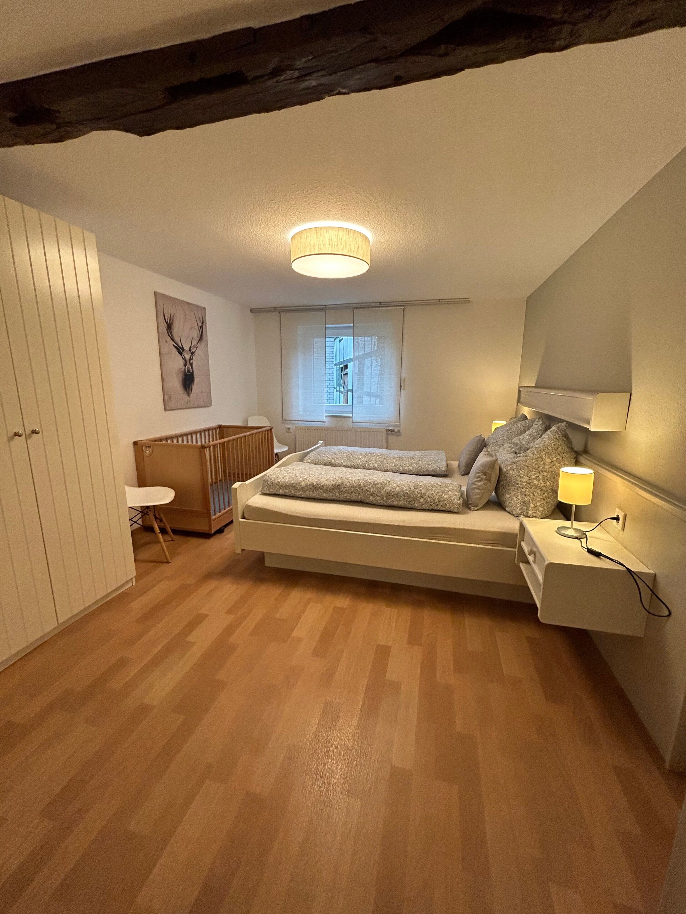 2 Schlafzimmer, Bügeleisen/Bügelbrett, kostenloses WLAN, Bettwäsche
