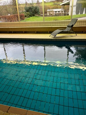 Pool - Holiday Apartment '2, 70sqm' with Shared Terrace, Shared Garden and Wi-Fi (Schmallenberg)