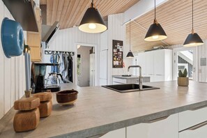 Fridge, oven, dishwasher, electric kettle