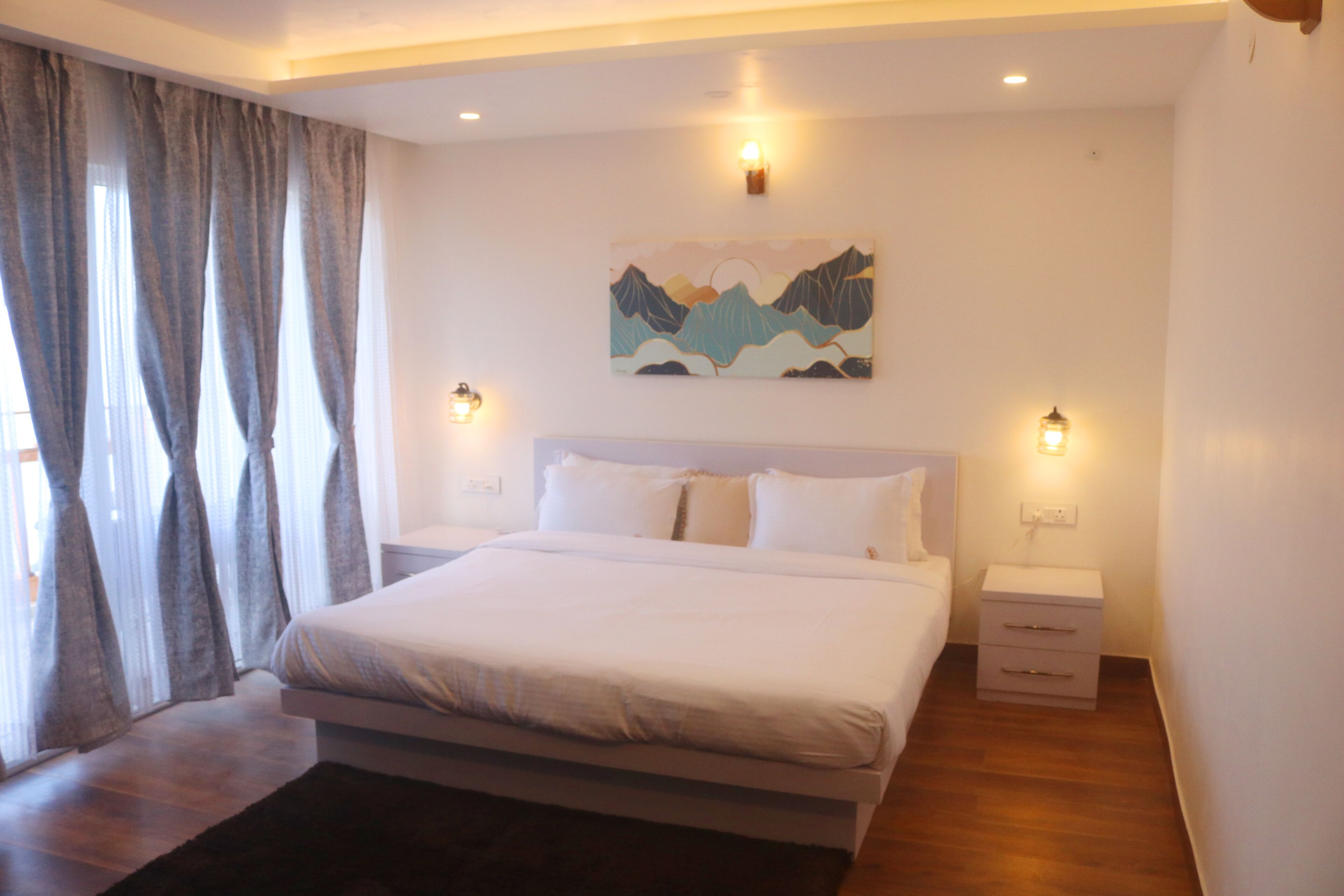 2 chambres, fer et planche à repasser, Wi-Fi, draps fournis