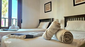 2 bedrooms, iron/ironing board, free WiFi, bed sheets