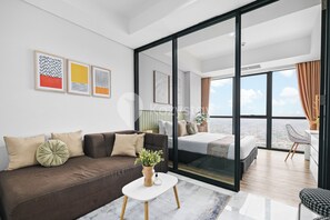 Apartment, 1 Bedroom, City View | Living area - Branca by Kozystay - Alam Sutera (Tangerang)