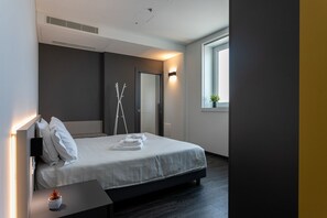 1 dormitori, un bressol de viatge i wifi gratuïta