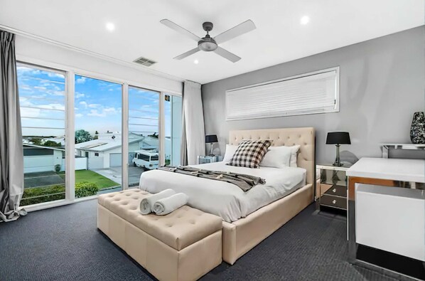 5 bedrooms, iron/ironing board, travel cot, WiFi