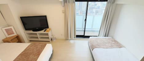 Superior Apartment, Balcony, City View | Blackout drapes, soundproofing, iron/ironing board, free WiFi
