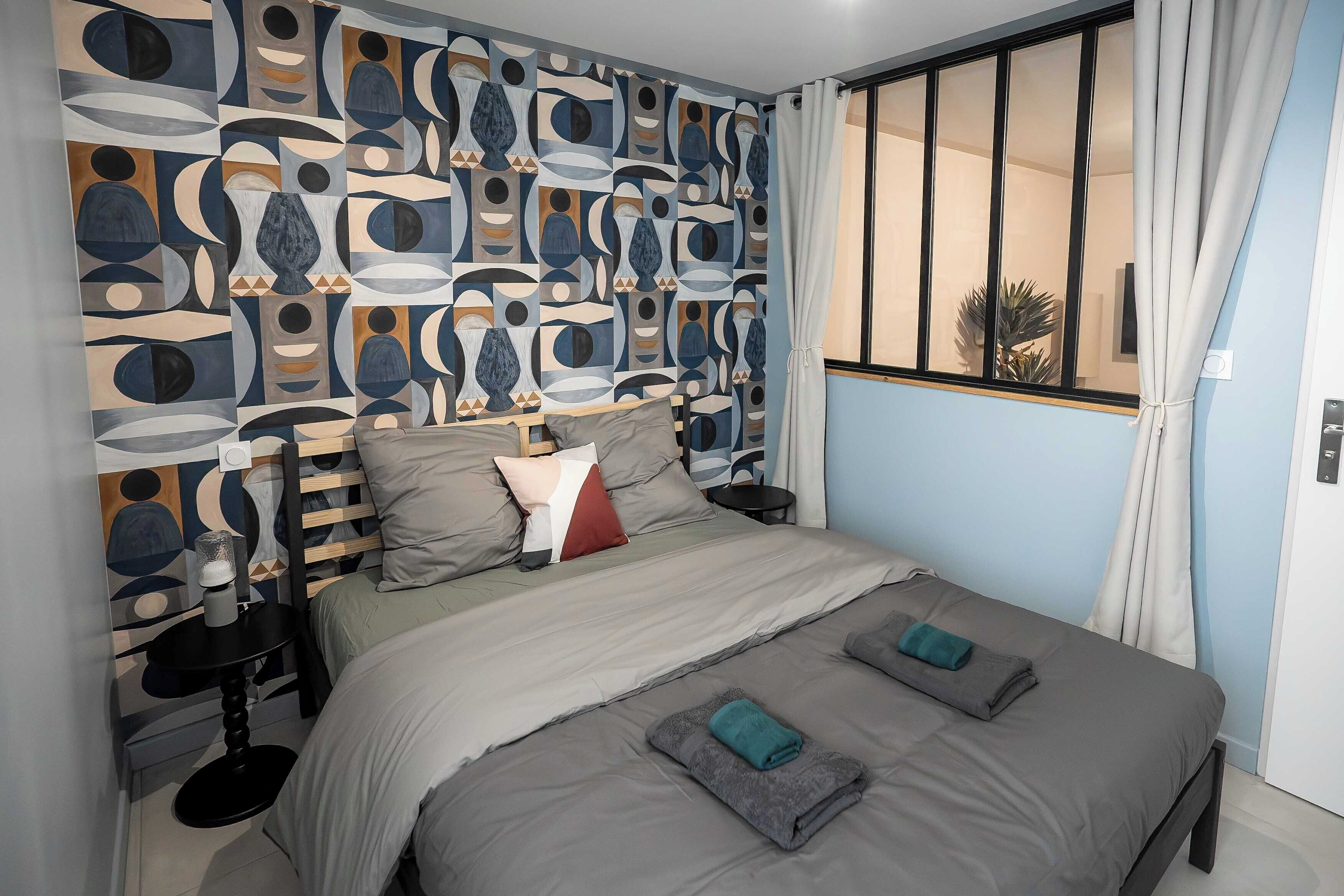 2 Schlafzimmer, Bügeleisen/Bügelbrett, kostenloses WLAN, Bettwäsche