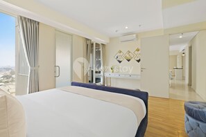 公寓, 3 间卧室, 城市景观 | 客房景观