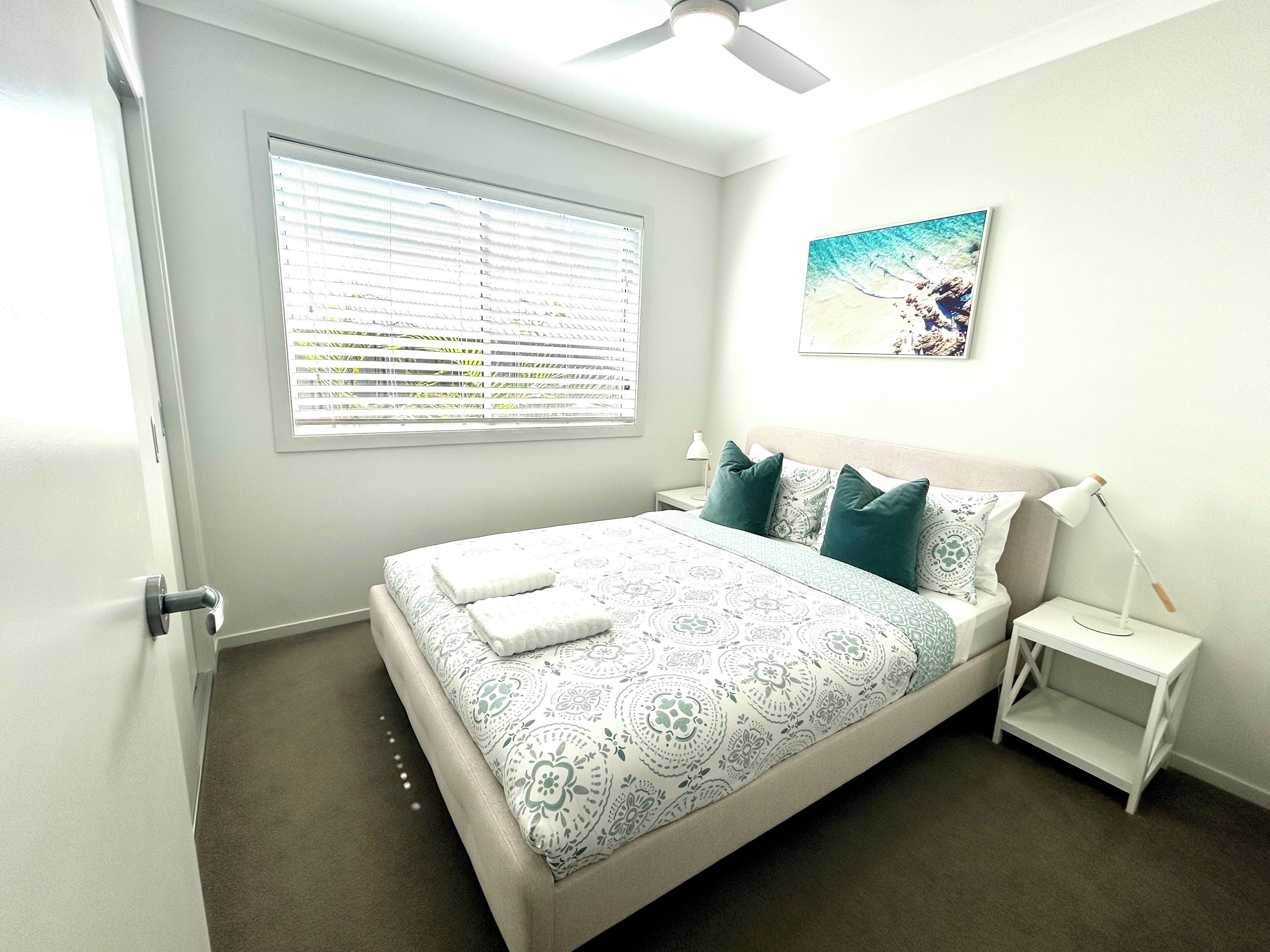 2 bedrooms, in-room safe, iron/ironing board, travel cot