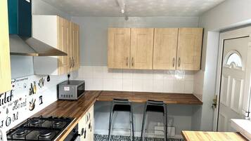 Microwave, oven, stovetop