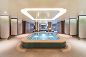 Un sauna, masajes