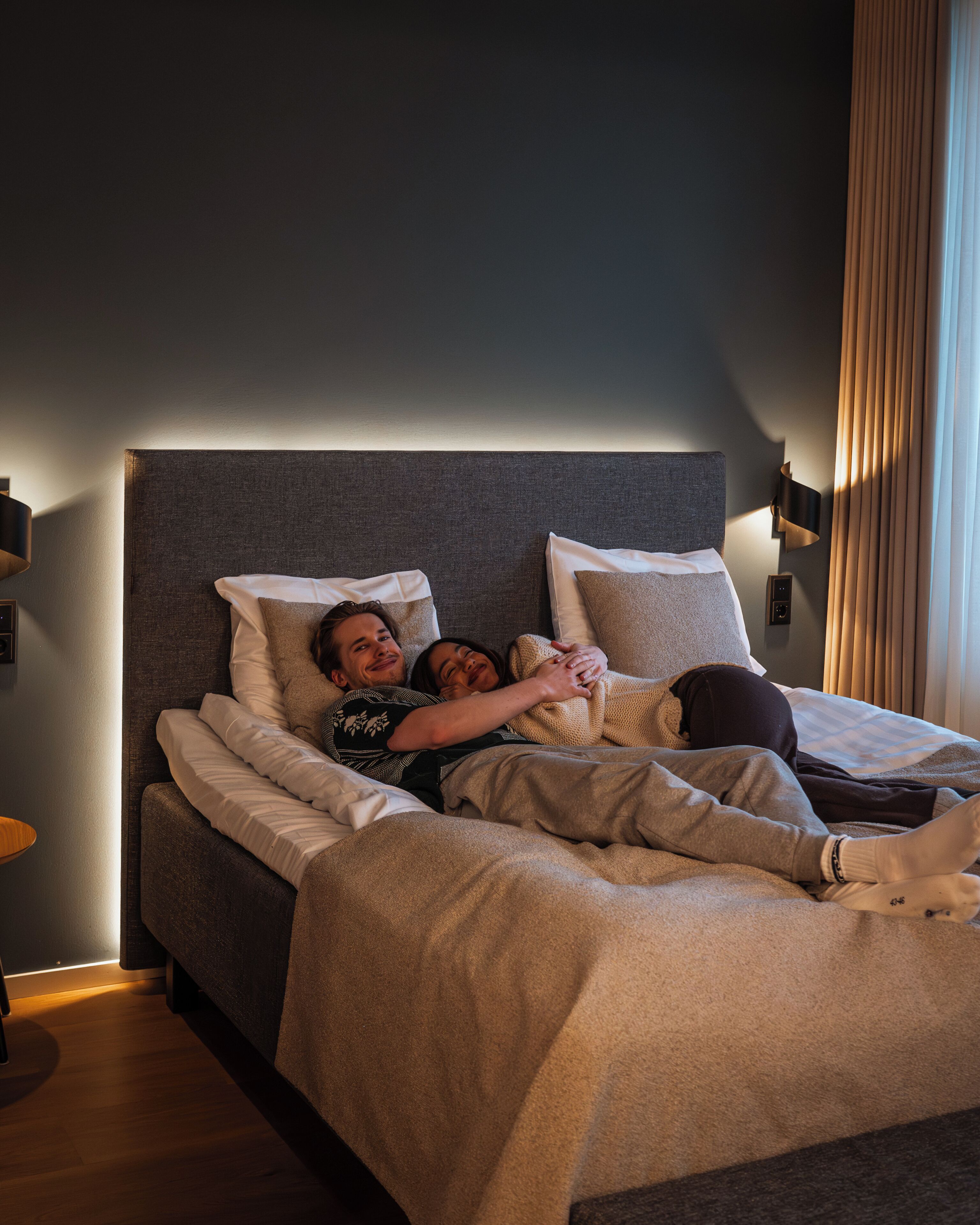 Blackout curtains, soundproofing, iron/ironing board, cots/infant beds