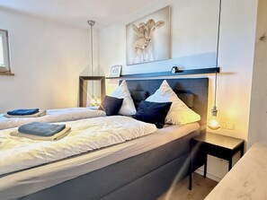 1 室のベッドルーム、アイロン / アイロン台、旅行用ベビーベッド、WiFi (無料)