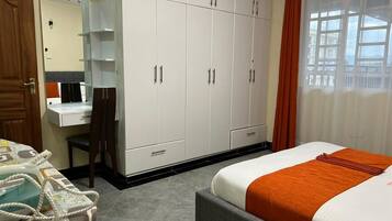 Leilighet – deluxe, byutsikt | Wi-fi (inkludert)