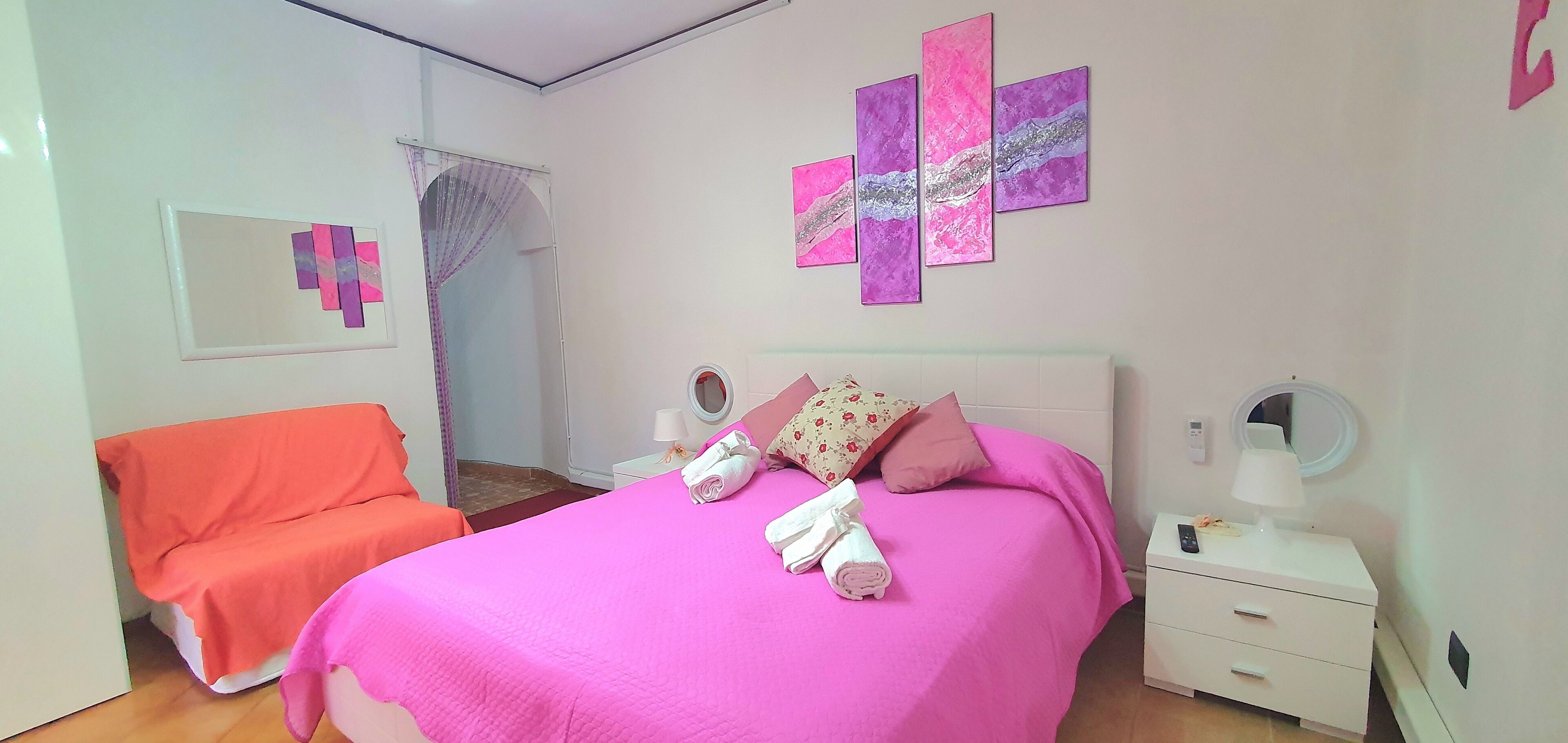 1 Schlafzimmer, Bügeleisen/Bügelbrett, kostenloses WLAN, Bettwäsche