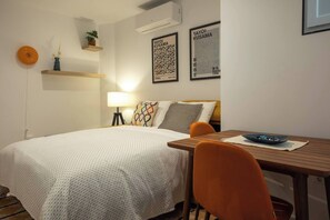 1 室のベッドルーム、アイロン / アイロン台、WiFi、ベッドシーツ