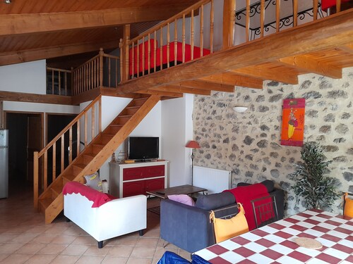 Diois house with terrace, large room with heated SPA, air conditioning