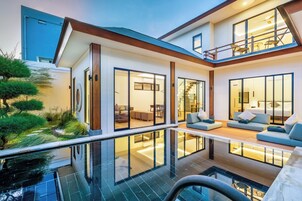 Front of property - evening/night