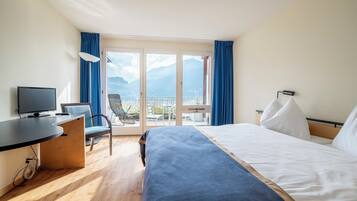 Comfort Double or Twin Room, Balcony, Mountain View | Desk, free WiFi, bed sheets