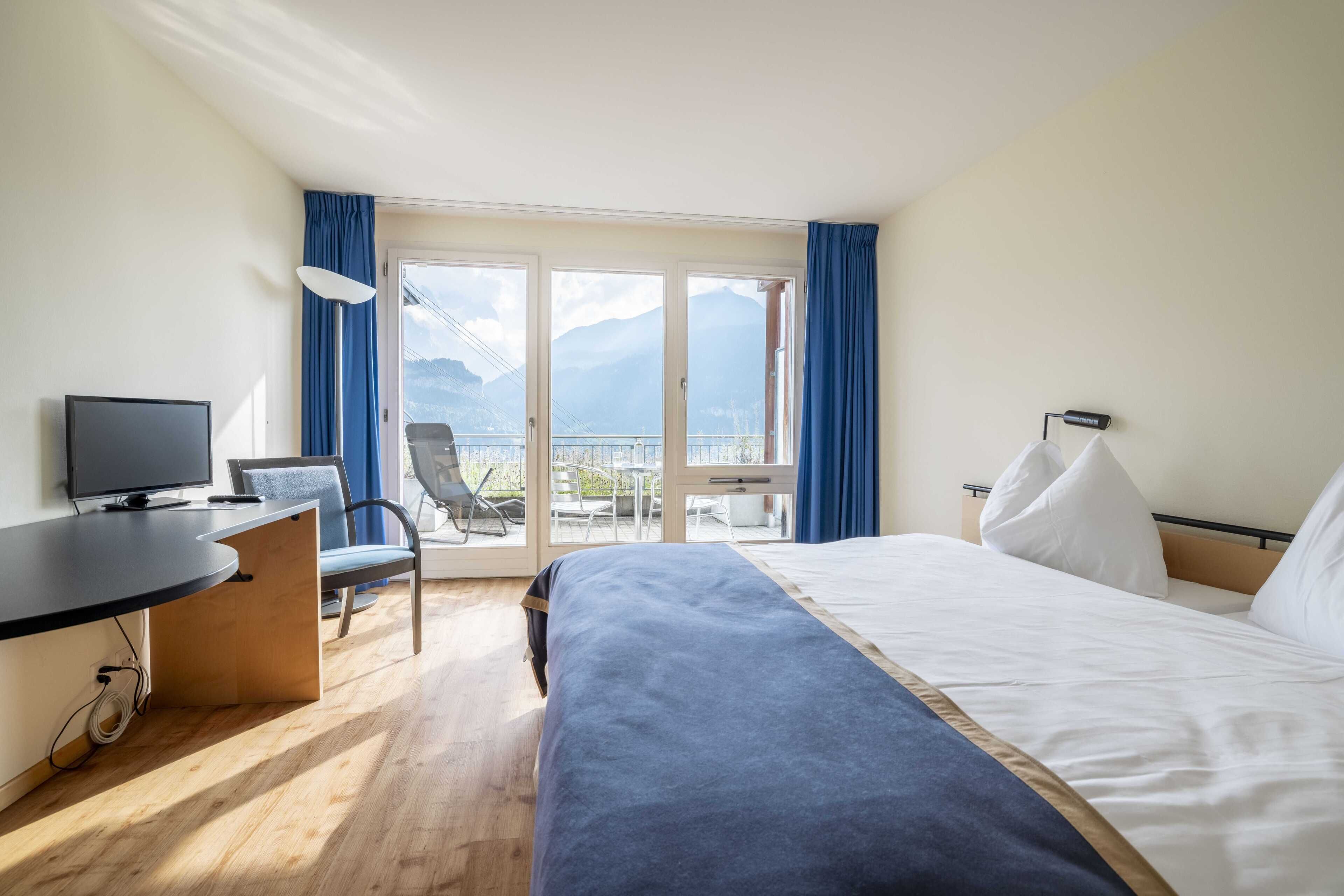 Comfort Quadruple Room, Balcony, Mountain View | Desk, free WiFi, bed sheets