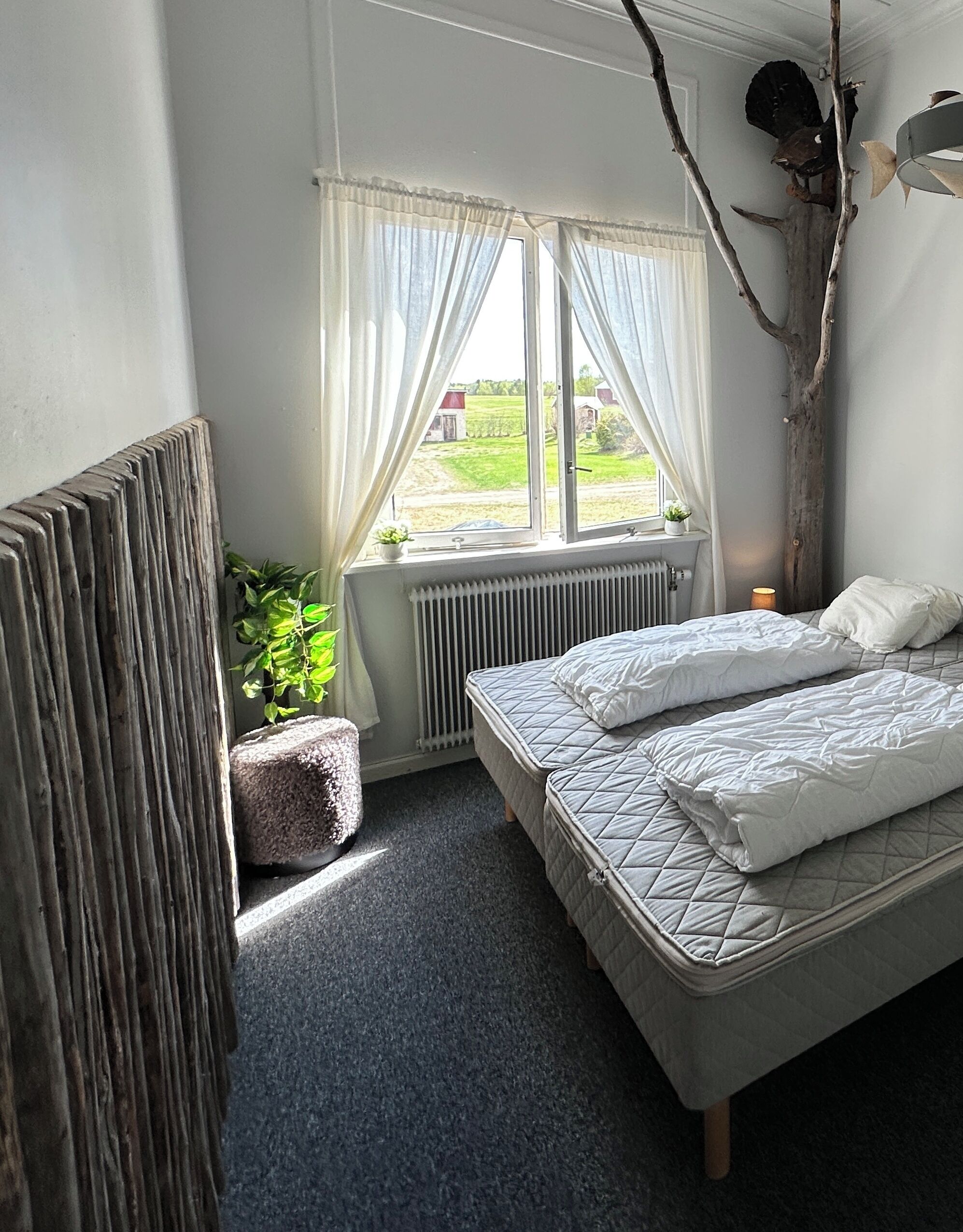 Superior Quadruple Room, Garden View | Laptop workspace, free WiFi, bed sheets