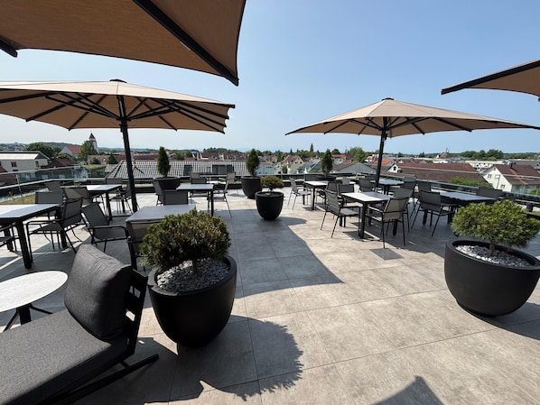 Terrace/patio - My-Flats Studio nahe Ravensburger Spiele (Meckenbeuren)