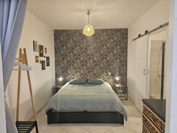 1 chambre, Wi-Fi, draps fournis