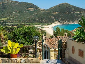 Vista spiaggia/mare