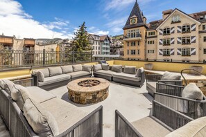 Condo, Multiple Beds, Balcony, Mountain View (Landmark Vail) | Terrace/patio - Landmark Vail - Charming Condo for 8 with Resort-style Amenities (Vail)