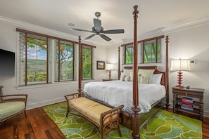 3 bedrooms, desk, iron/ironing board, free WiFi - Kukui'ula Cottage 8 by Alekona Kauai: 3 Bed Cottage w AC, BBQ, large yard, fire pit (Koloa)