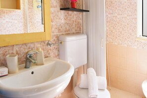 Family Apartment, Multiple Bedrooms (Eurovillage apartment - Pool) | Bathroom | Shower, bidet, towels, soap
