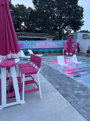 Casa, 3 quartos, piscina particular, vista para a piscina | Terraço/pátio