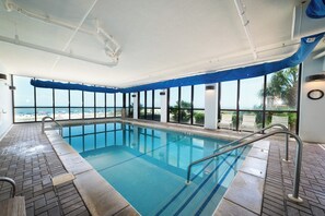 Indoor pool, a heated pool