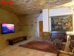 Interior - Leonardo at our 'Clos Lussault' near Amboise in the Loire Valley (Lussault-sur-Loire)